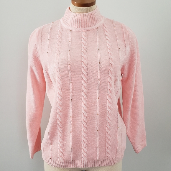 Alfred Dunner | Sweaters | Alfred Dunner Pink Sweater Size Small | Poshmark